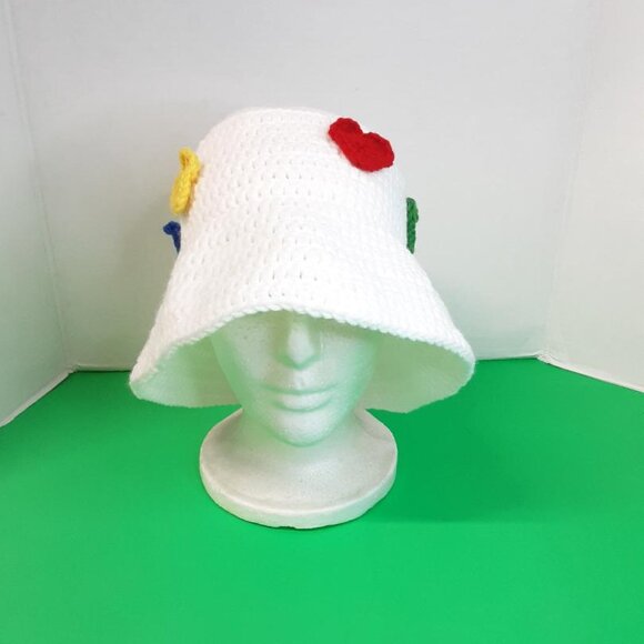 Handmade Heart-Embellished SBucket hat Hat main image 6